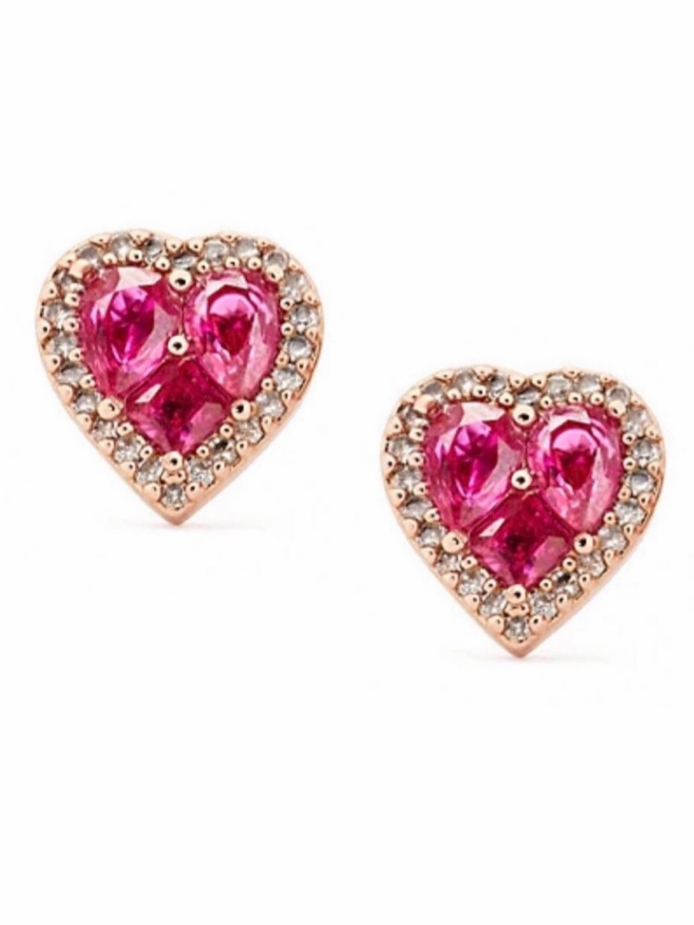 KATE SPADE • Spell It Out Heart Earrings